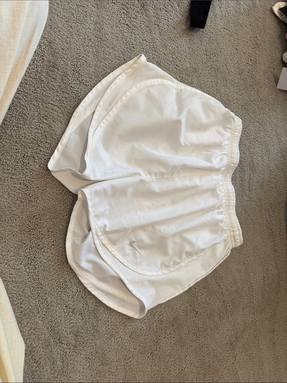 Nike White Women's Athletic Running Shorts